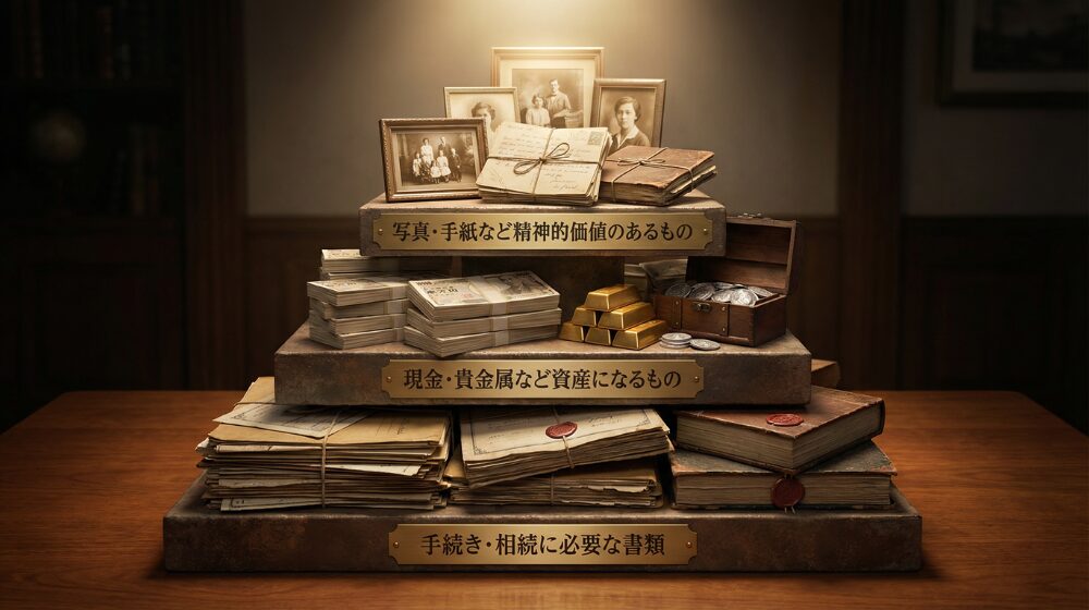 遺品整理で「捨ててはいけないもの」とは？