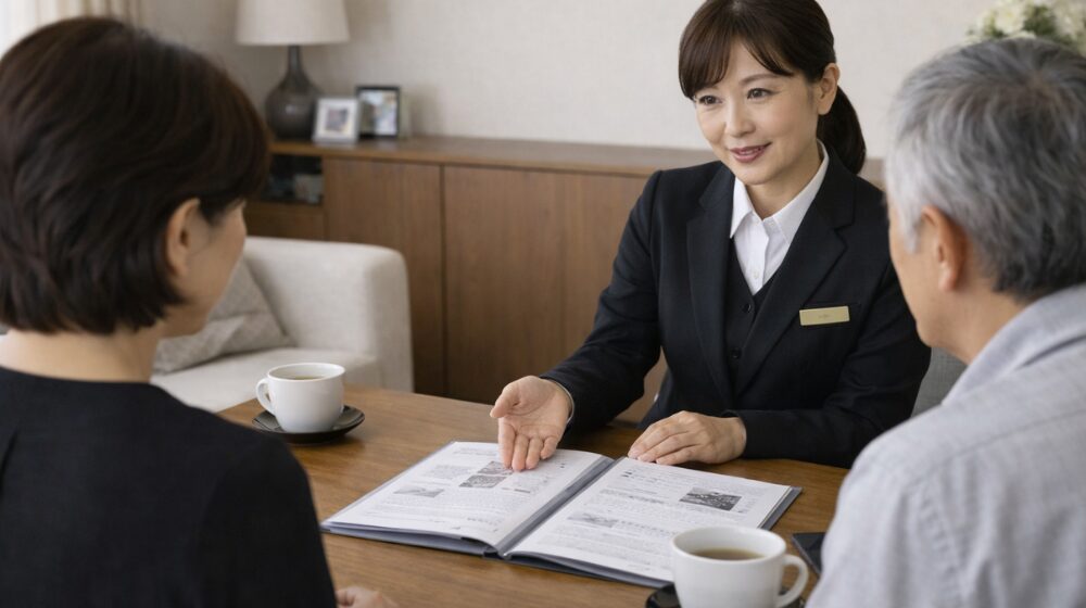 新聞のお悔やみ欄の掲載は、まず葬儀社に相談を