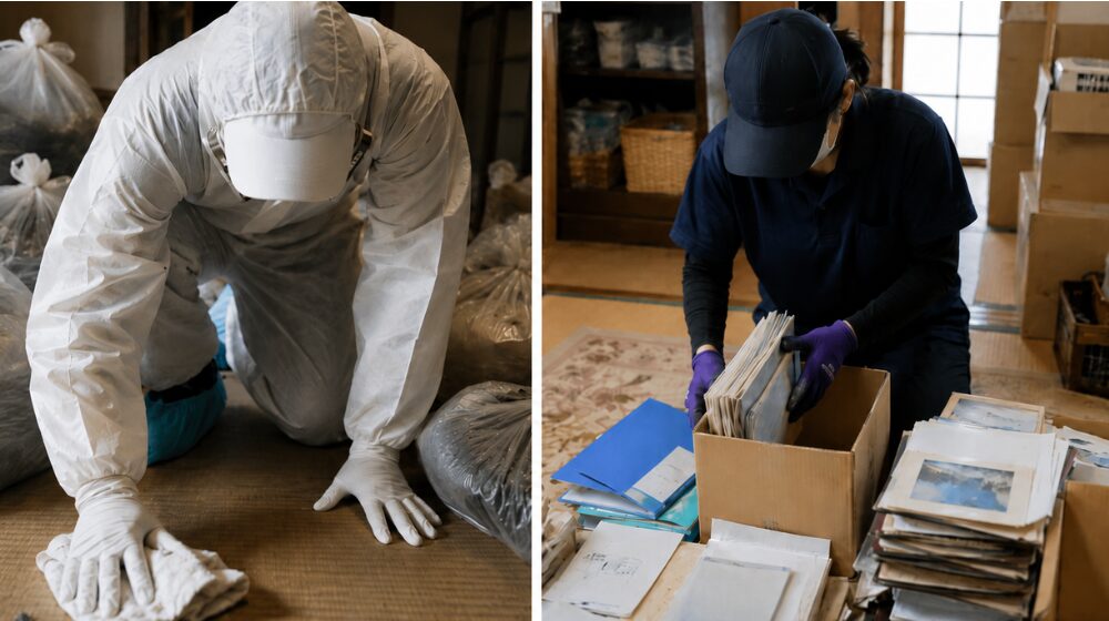 遺品整理と特殊清掃の違いは？