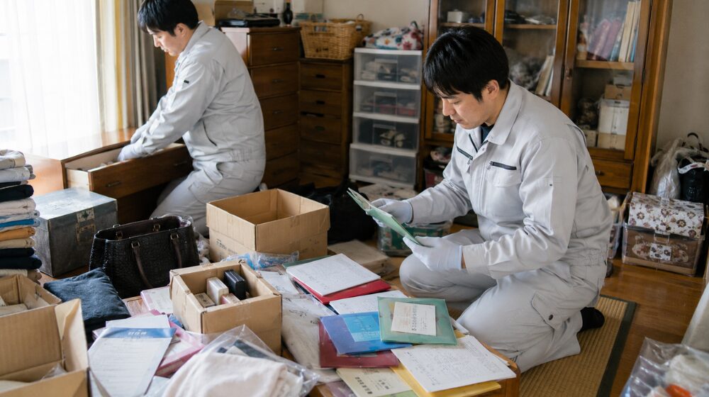 通帳や貴重品を自力で探すのが難しい方のための「重要物捜索作業」