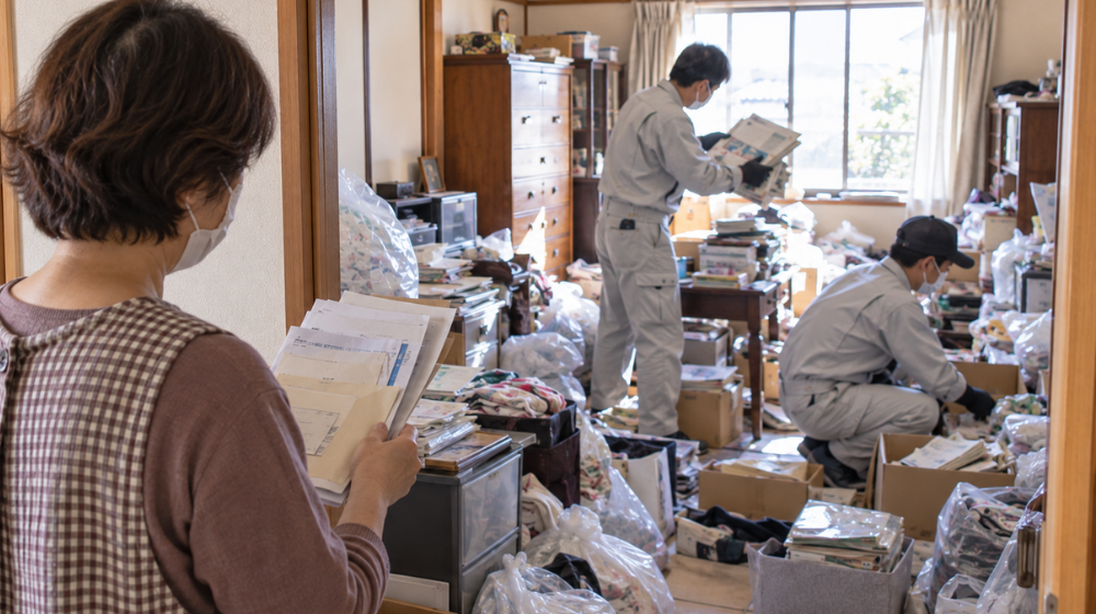 ゴミ屋敷で通帳が見つからないときの対処法